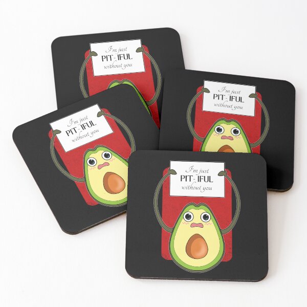 Item preview, Pitiful Without You | Avocado Valentines Day designed and sold by ObsidianDaz.