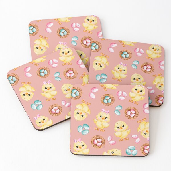 Item preview, Seamless pattern for Easter, chicks with testicles on a pink background designed and sold by Nastasiakhmnk.