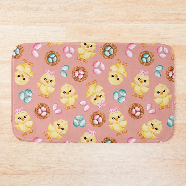 Item preview, Seamless pattern for Easter, chicks with testicles on a pink background designed and sold by Nastasiakhmnk.
