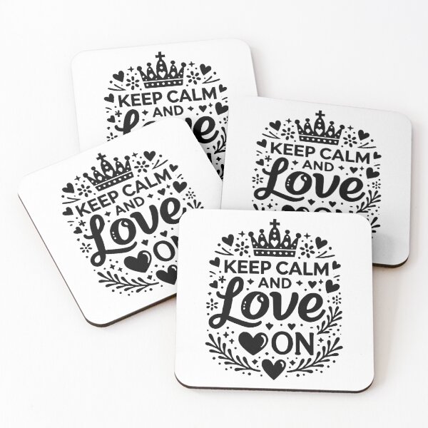 Item preview, Keep Calm and Love On designed and sold by Frank Ring.