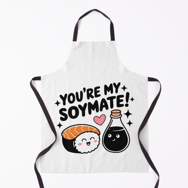 Item preview, You're My Soymate! Funny Sushi And Soysauce Pun designed and sold by PMCreative.