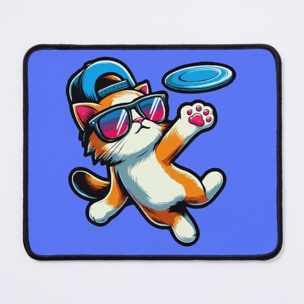Item preview,  Cool Cat Playing Ultimate Frisbee designed and sold by McThingummy.