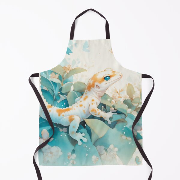 Item preview, Whimsical Gecko Amongst Soft Pastel Leaves designed and sold by AshiraCreations.