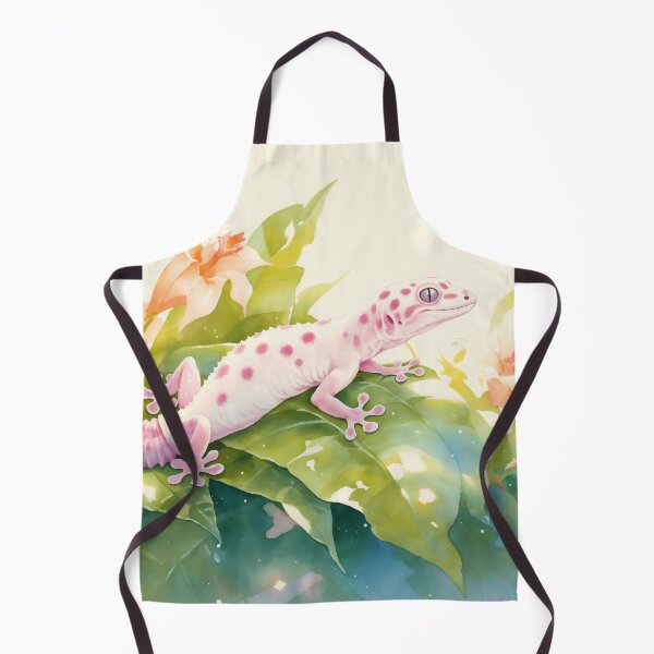 Item preview, Pink-Spotted Gecko in a Tropical Bloom designed and sold by AshiraCreations.