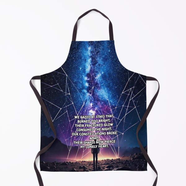 Item preview, Fractured Stars - Broken Heart Poetry Art Work designed and sold by Unwind-Art-Work.