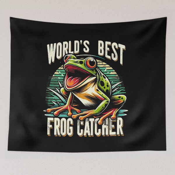 Item preview, World's Best Frog Catcher Hunting Collector Boys Girls designed and sold by Dressed For  Duty.