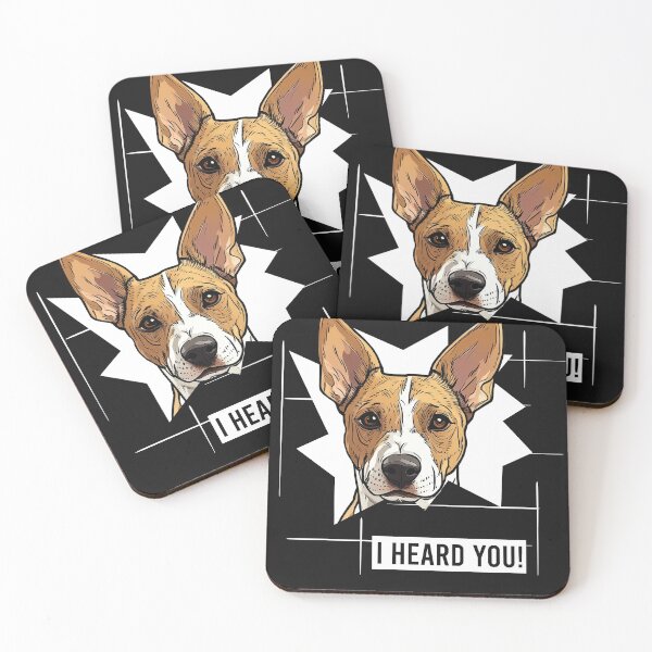 Item preview, Funny Basenji Saying I Heard You designed and sold by whyitsme.