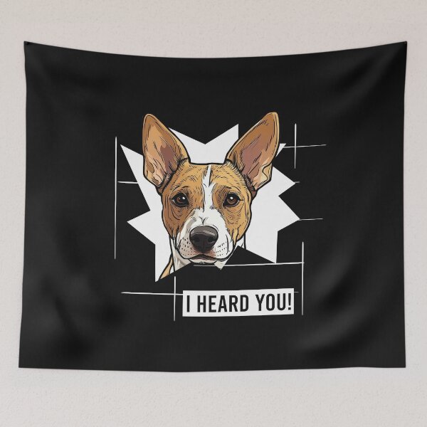 Item preview, Funny Basenji Saying I Heard You designed and sold by whyitsme.