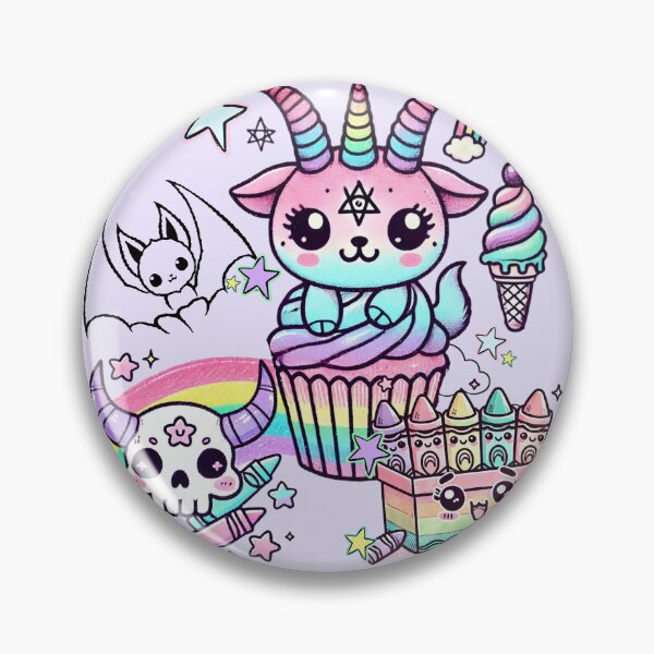 Item preview, Pastel Goth Coloring Book designed and sold by ToxxicApple.