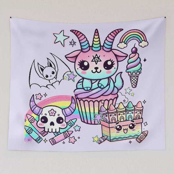 Item preview, Pastel Goth Coloring Book designed and sold by ToxxicApple.