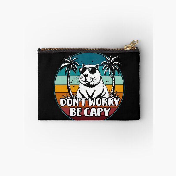 Item preview, Don’t Worry Be Capy - Capybara Cute Retro designed and sold by EnchantedOwl.