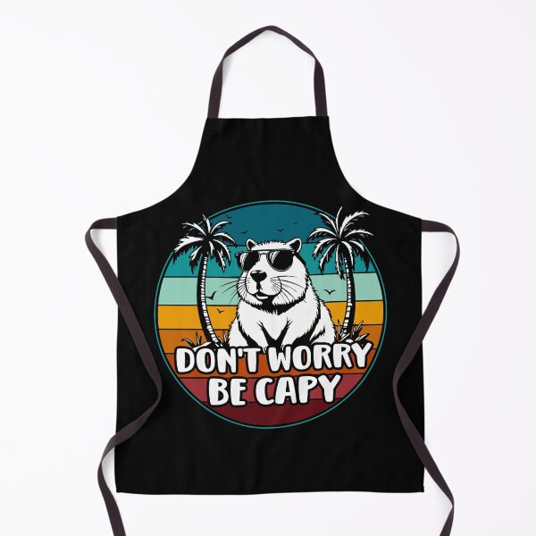 Item preview, Don’t Worry Be Capy - Capybara Cute Retro designed and sold by EnchantedOwl.