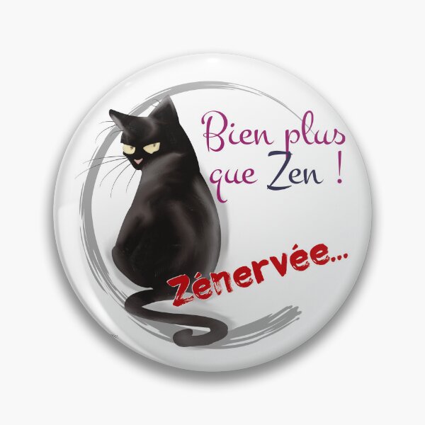 Item preview, Very zen black cat designed and sold by Frangotier.