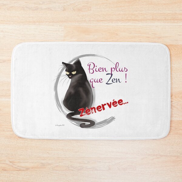 Item preview, Very zen black cat designed and sold by Frangotier.