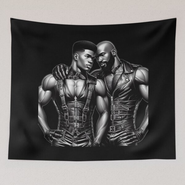 Item preview, Gay Leather Daddies Leder Pulse Pride Maverick Graphic Design designed and sold by ItsAKinkThing.
