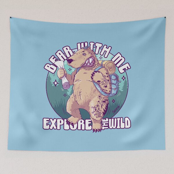 Item preview, Bear with Me and Explore the Wild designed and sold by SPIRIMAL.