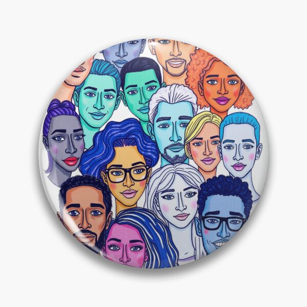 Item preview, Diversity in Unity: A Colorful Portrait designed and sold by SDIGGroup.