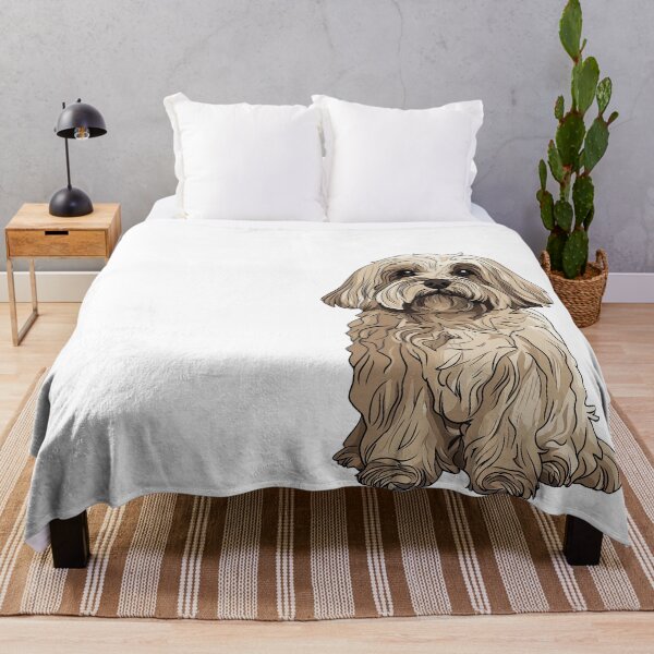 Item preview, Lhasa Apso Dog Illustration designed and sold by whyitsme.
