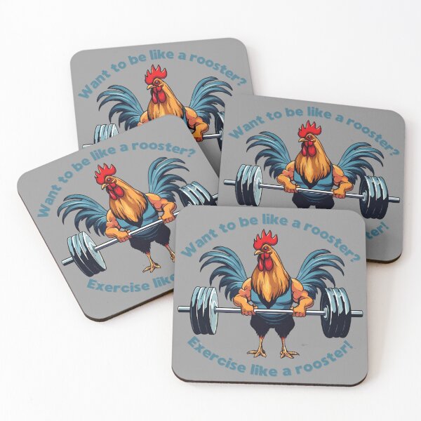 Aperçu de l'œuvre Faites de l'exercice comme un coq ! Faites de l'exercice comme un coq créée et vendue par magic gift.