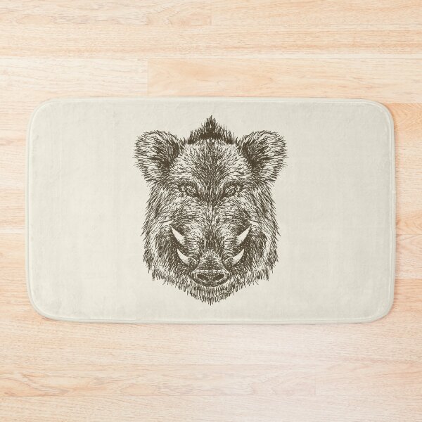 Item preview, Boar Head - Wild Boar Design Print designed and sold by Design Atlas.