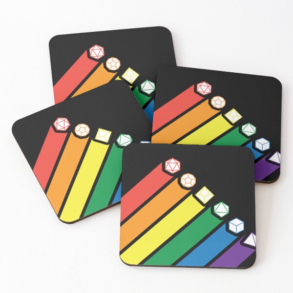 Item preview, Roll for Pride - Black Variant designed and sold by LastLadyJane.