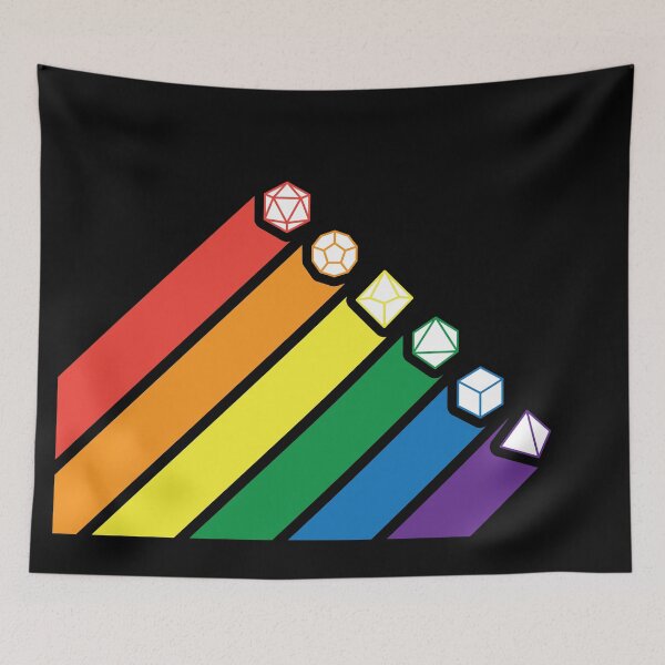 Item preview, Roll for Pride - Black Variant designed and sold by LastLadyJane.