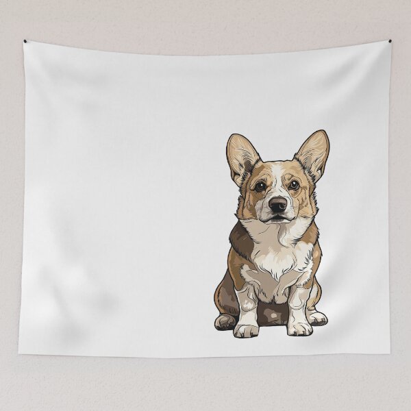 Item preview, Pembroke Welsh Corgi Illustration designed and sold by whyitsme.