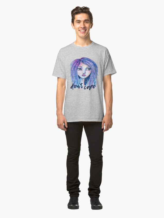 Alternate view of Don't Care Classic T-Shirt