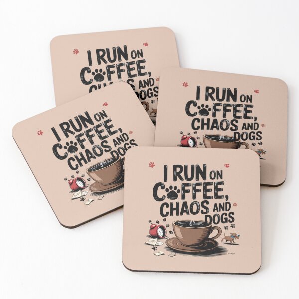 Item preview, Coffee, Chaos, and Dog Hair Enthusiast designed and sold by TeeGrit.