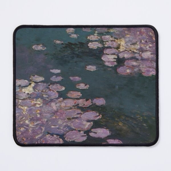 Item preview, Tranquil Pond and Purple Water Lillies  designed and sold by CARRAANN.