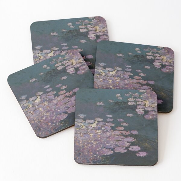 Item preview, Tranquil Pond and Purple Water Lillies  designed and sold by CARRAANN.