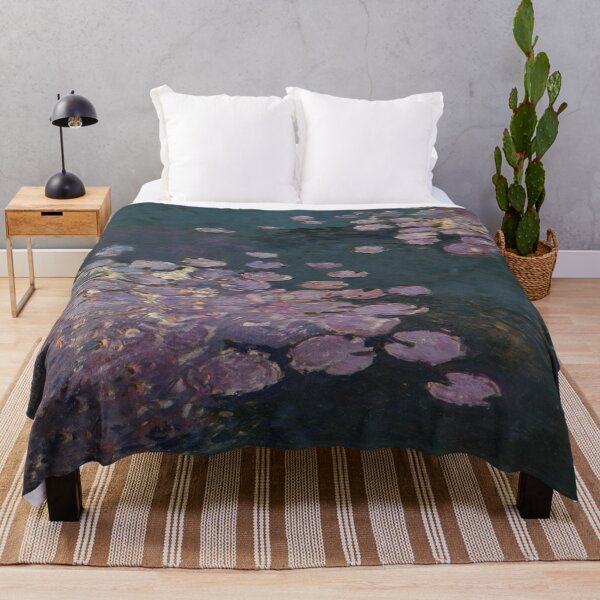 Item preview, Tranquil Pond and Purple Water Lillies  designed and sold by CARRAANN.