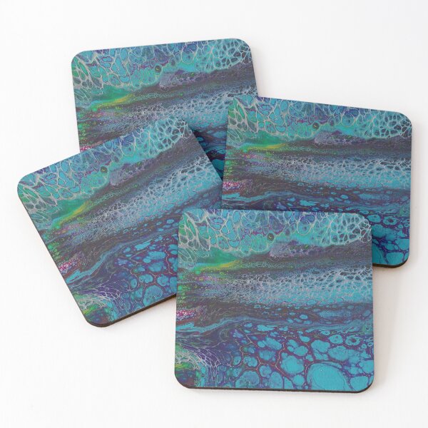 Item preview, Pouring turquoise with silver cells designed and sold by Lioness.Pictures.