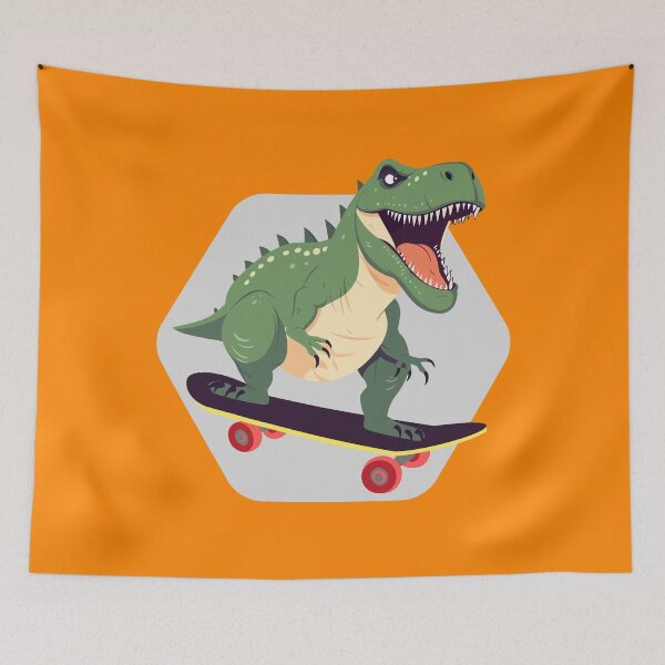 Item preview, Dinosaur Skater designed and sold by AMERICANCHEEZ.