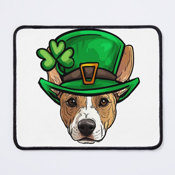 Item preview, Funny St Patricks Day Basenji Dog designed and sold by whyitsme.