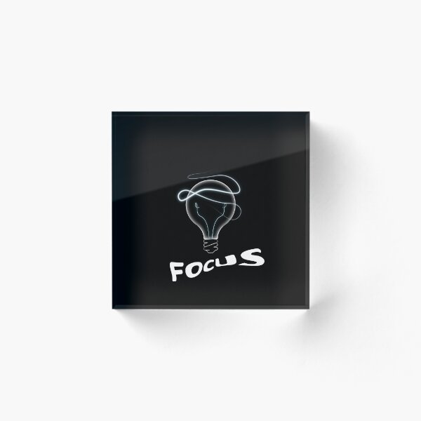 Item preview, Focus Lightbulb Neon Design designed and sold by NarpLTD.