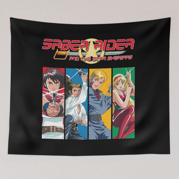 Item preview, Saber Rider and the Star Sherrifs 2 designed and sold by Retr0Tshirts.