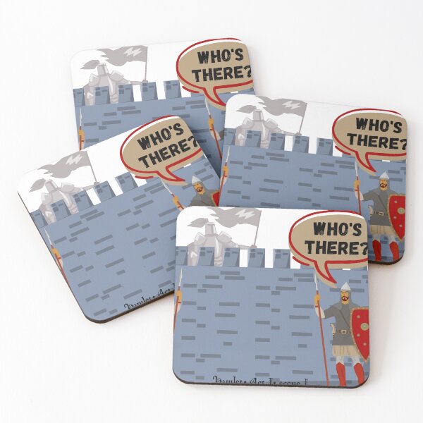 Item preview, Who's There - Hamlet Quote designed and sold by stella literarium.