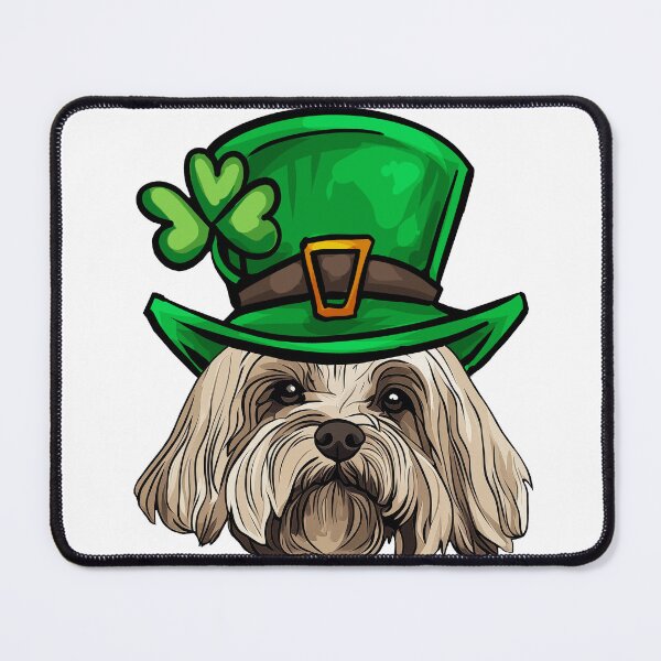 Item preview, Funny St Patricks Day Lhasa Apso Dog designed and sold by whyitsme.