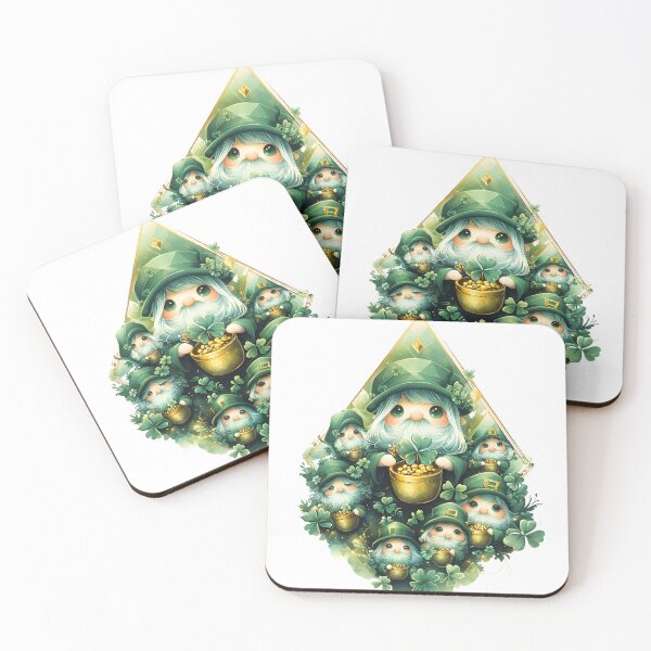 Item preview, Cute Leprechauns & Gold Triangle St. Patrick’s Day Vector Art designed and sold by AnnDesignStudio.