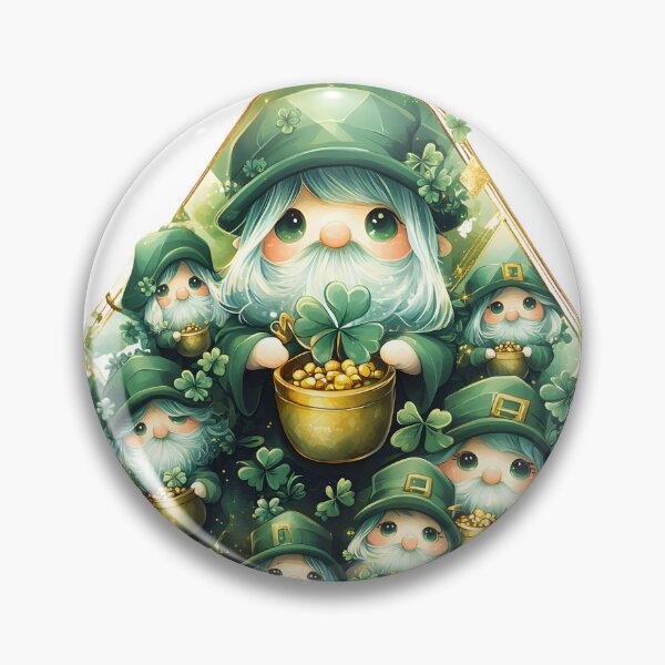 Item preview, Cute Leprechauns & Gold Triangle St. Patrick’s Day Vector Art designed and sold by AnnDesignStudio.
