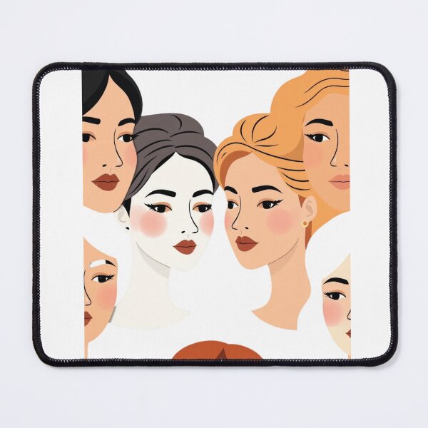 Item preview, Unity in Diversity: A Modern Mosaic of Faces designed and sold by SDIGGroup.