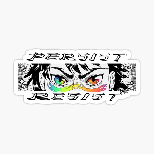 Vista previa del artículo con la obra «Resistir y Persistir Arcoiris», diseñado y vendido por NahtsuArts.