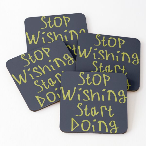 Item preview, Stop Wishing Start Doing designed and sold by kinpirks.