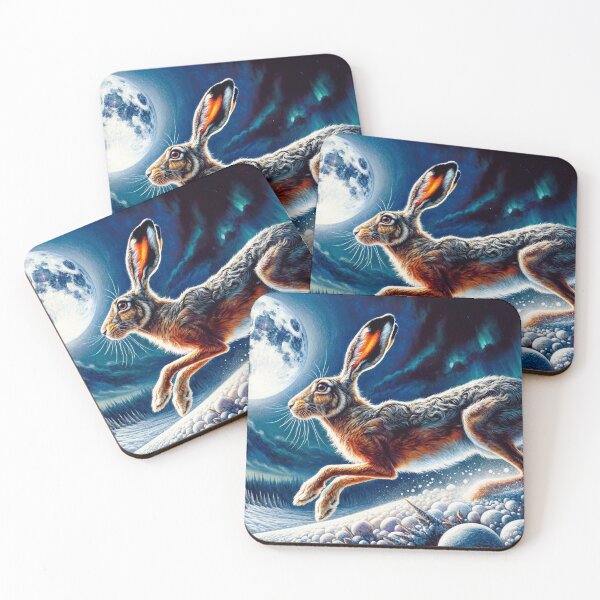 Item preview, Wild Hare on the Snow designed and sold by M-Y-A-R-T-.