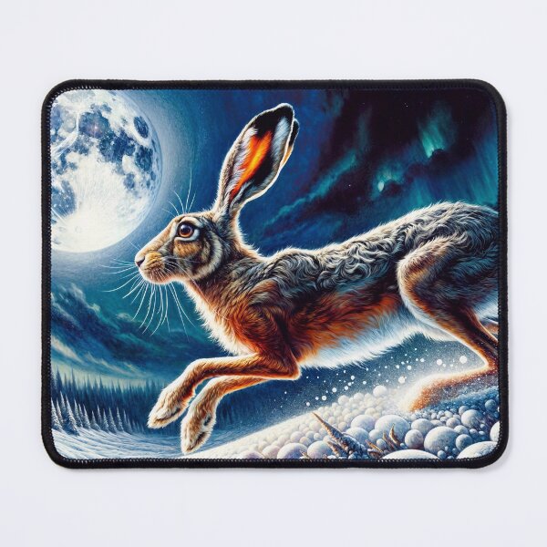 Item preview, Wild Hare on the Snow designed and sold by M-Y-A-R-T-.