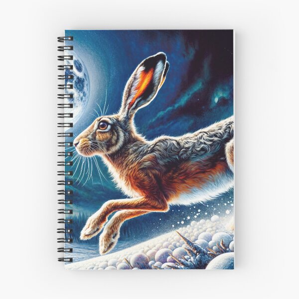Item preview, Wild Hare on the Snow designed and sold by M-Y-A-R-T-.