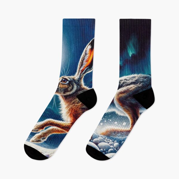Item preview, Wild Hare on the Snow designed and sold by M-Y-A-R-T-.