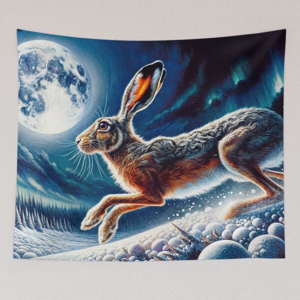 Item preview, Wild Hare on the Snow designed and sold by M-Y-A-R-T-.