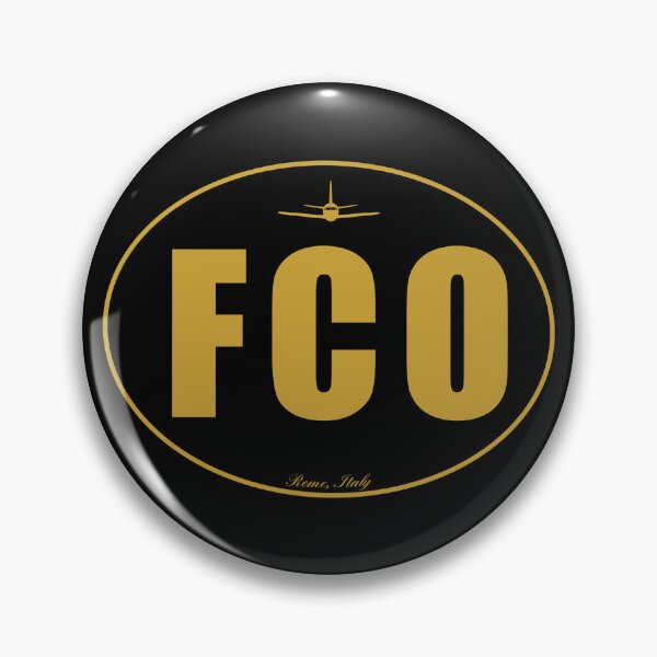Item preview, FCO Rome Italy Airport Code designed and sold by Lartheviking.